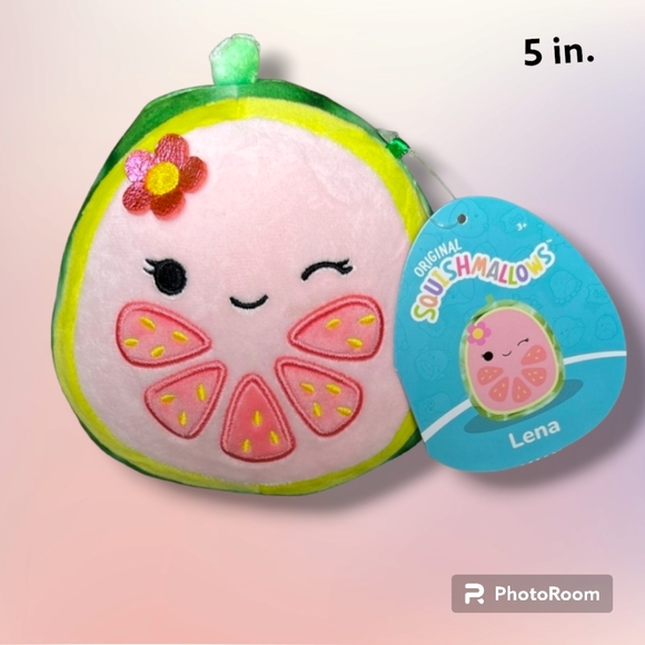 NWT 5”— Lena the Guava Squishmallow (2020) - Picture 2 of 4